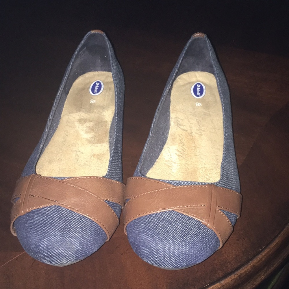 Cute jean flats